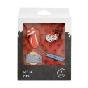 SET DE 4 PIN BADGE THE ROLLING STONES