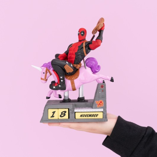 CALENDARIO PERPETUO 3D MARVEL DEADPOOL
