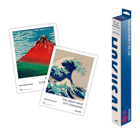 SET MINIPOSTER HOKUSAI