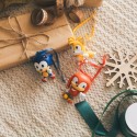 SET DI 3 DECORAZIONI NATALIZIE SONIC