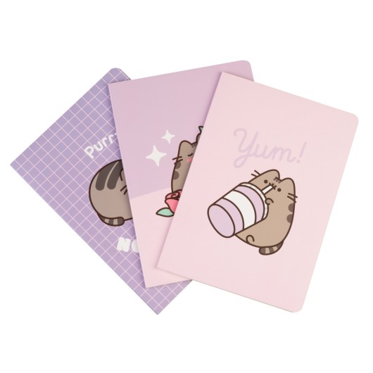 PACK 3 QUADERNI A5 PUSHEEN MOMENTS