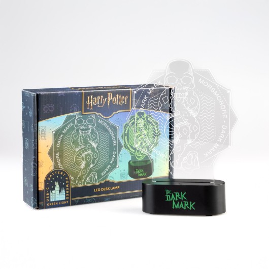 LAMPADA LED DA TAVOLO HARRY POTTER MARCHIO NERO