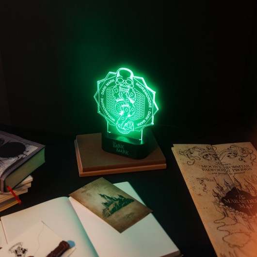LAMPADA LED DA TAVOLO HARRY POTTER MARCHIO NERO