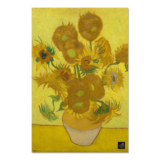 POSTER VAN GOGH MUSEUM GIRASOLI