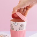 BICCHIERE DI CERAMICA CON TAPPO PUSHEEN MOMENTS