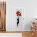 DOOR POSTER BRANDALISED GIRL FLOATING ORIGINAL