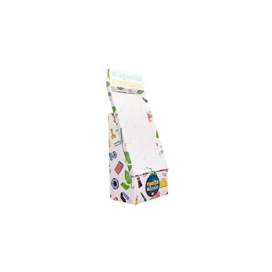 ESPOSITORE CARTONE ETICHETTE BACK TO SCHOOL (SENZA MERCE)