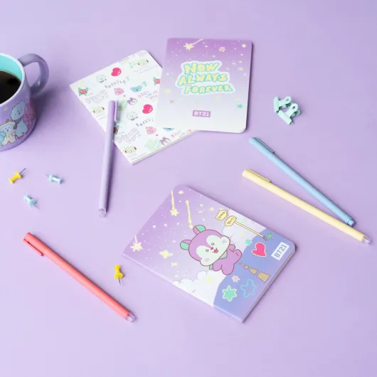 PACK 3 QUADERNI A6 BT21 THE JOURNEY MANG