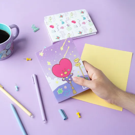 PACK 3 QUADERNI A6 BT21 THE JOURNEY TATA