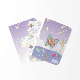 PACK 3 QUADERNI A6 BT21 THE JOURNEY SHOOKY