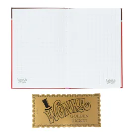 QUADERNO PREMIUM A5 WILLY WONKA - BARRETTA DI CIOCCOLATA 2