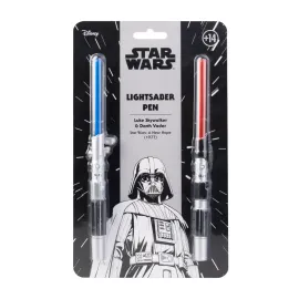 SET DI 2 PENNE SPADE LASER STAR WARS LUKE SKYWALKER E DARTH VADER