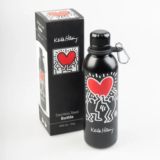 BOTTIGLIA METALLICA TERMICA HOT&COLD 500ML KEITH HARING