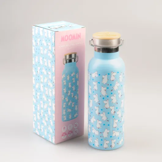 BOTTIGLIA METALLICA CON MANICO MOOMIN