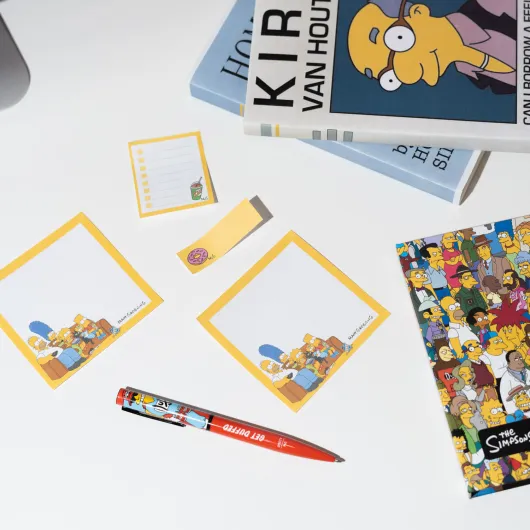 PLANNER SETTIMANALE CON NOTE ADESIVE THE SIMPSONS