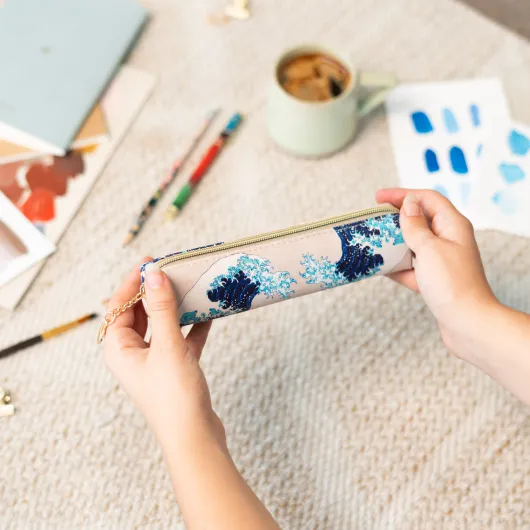 SET ASTUCCIO CON PENNA E MATITA HOKUSAI