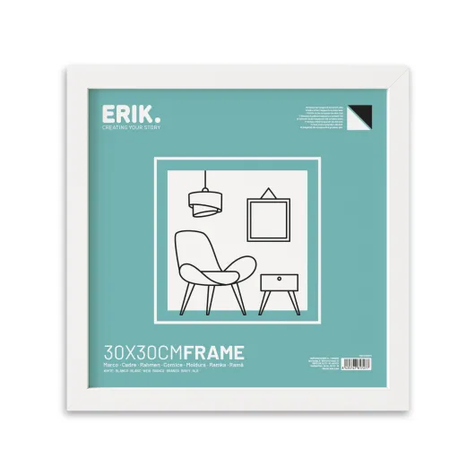 CORNICE 30X30 CM MDF BIANCO