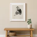 CORNICE 40X50 CM MDF BIANCO