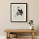 CORNICE 40X50 CM MDF NERO