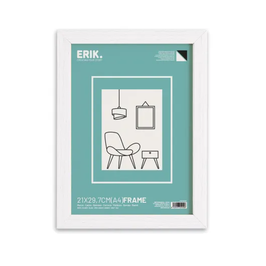 CORNICE A4 29,7 x 21 CM MDF BIANCO