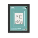 CORNICE A4 29,7 x 21 CM MDF NERO