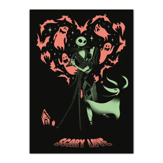 POSTER LUMINISCENTE DISNEY NIGHTMARE BEFORE CHRISTMAS