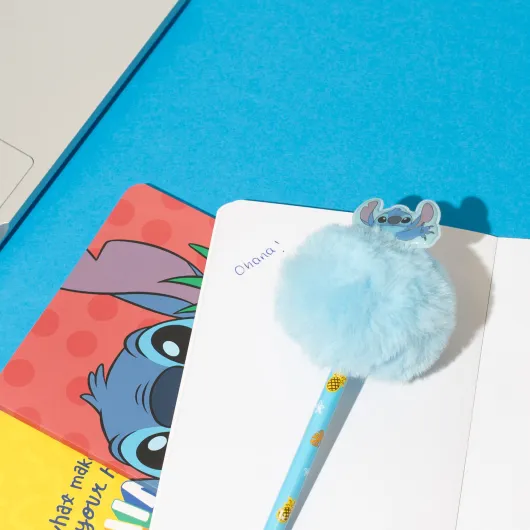 SET 10 PENNE CON POMPON DISNEY STITCH TROPICAL