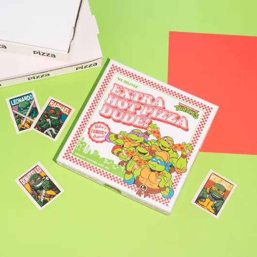 SET QUADERNO PREMIUM A5 CON PENNA TARTARUGHE NINJA