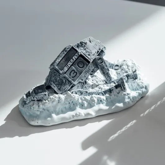 CALENDARIO PERPETUO 3D STAR WARS ATAT ABBATTUTO