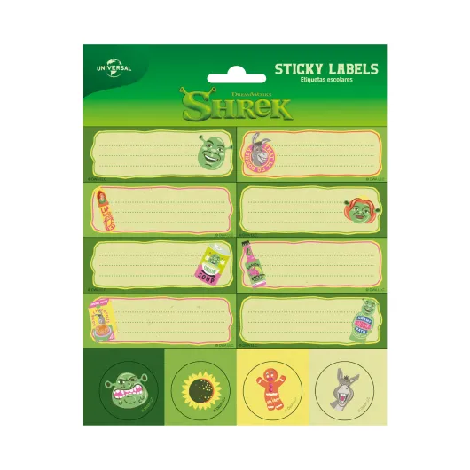 ETICHETTE ADESIVE SHREK