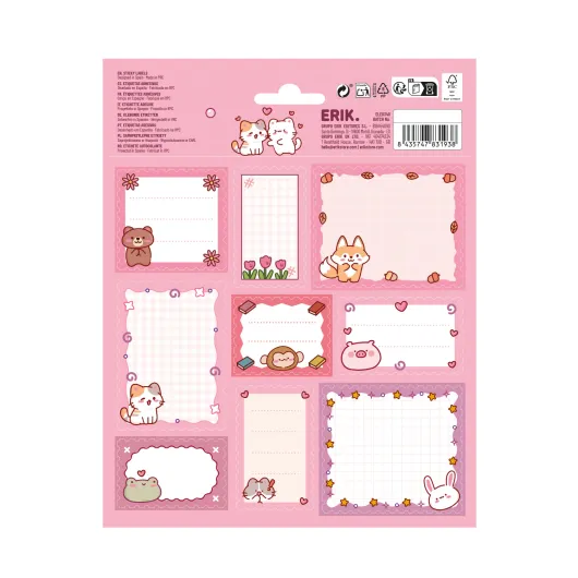 ETICHETTE ADESIVE KAWAII