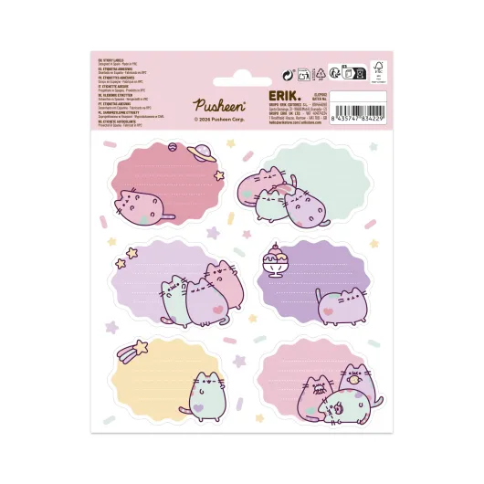 ETICHETTE ADESIVE PREMIUM PUSHEEN