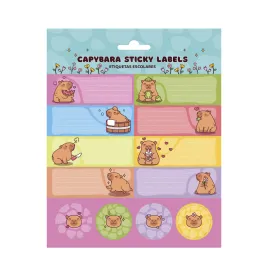 ETICHETTE ADESIVE CAPYBARA