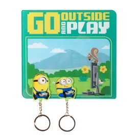 PORTACHIAVI CON GANCIO MINIONS