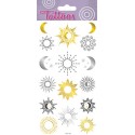 TATUAGGI TEMPORANEI SOLI E LUNE