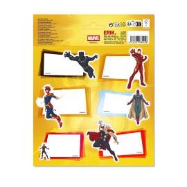 ETICHETTE ADESIVE PREMIUM MARVEL AVENGERS 2