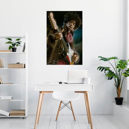 POSTER SEBASTIAN KRÜGER JIMI HENDRIX