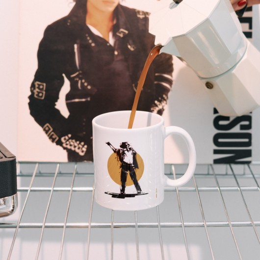 TAZZA MICHAEL JACKSON KING OF POP BIANCA