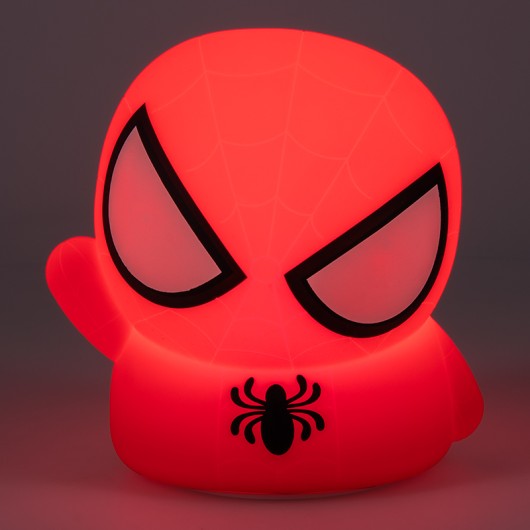 LAMPADA SQUISHY RICARICABILE IN SILICONE SPIDERMAN