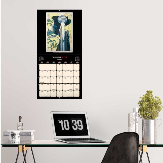CALENDAR 2027 30X30 HOKUSAI USA