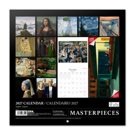 CALENDAR 2027 30X30 MASTERPIECES USA 2