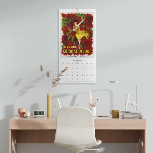 CALENDAR 2027 30X30 VINTAGE ADVERTISING USA