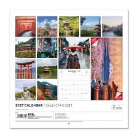 CALENDAR 2027 30X30 GIAPPONE USA 2