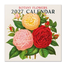 CALENDAR 2027 30X30 BOTANY FLOWERS USA