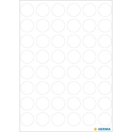 STICKERS VARI CIRCOLARI COLORATI 13MM BIANCHI 2