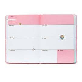 DIARIO SCOLASTICO SETTIMANALE 2026/2027 POCKET 17 MESI PUSHEEN TROPICAL VACATION 2