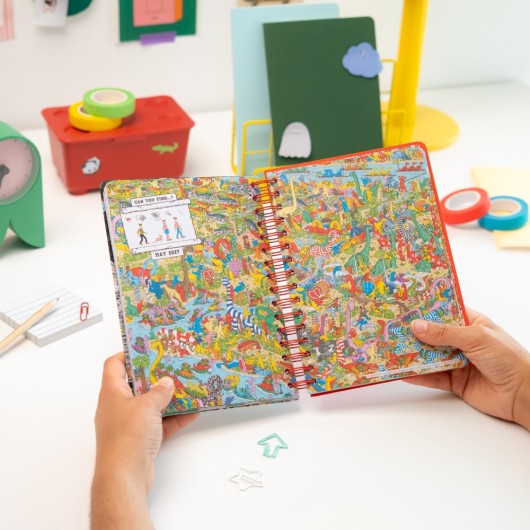 DIARIO SCOLASTICO SETTIMANALE 2026/2027 FORMATO A5 12 MESI DOV'É WALLY?