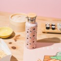 BOTTIGLIA IN METALLO CON MANICO PUSHEEN SUSHI ROLL