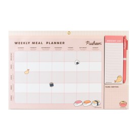 PLANNER DEI PASTI MAGNETICO PUSHEEN SUSHI ROLL