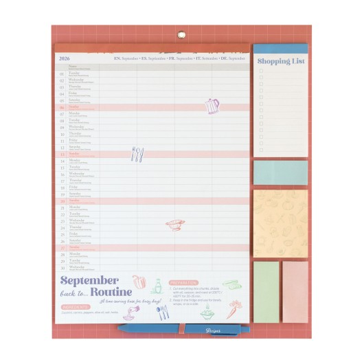 PLANNER CON CALAMITA 2026/2033 RICETTE